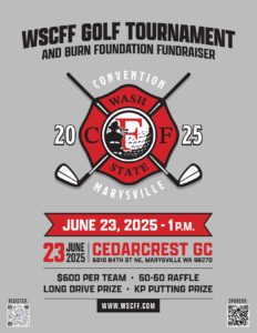 WSCFF Golf Tournament (Burn Foundation Fund Raiser) @ Cedarcrest Golf Course